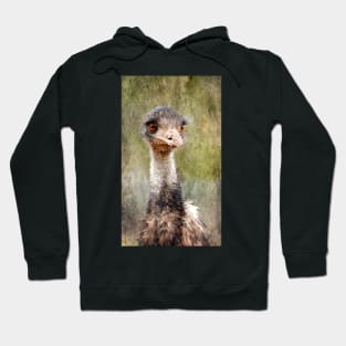 Portrait of an Emu Hoodie